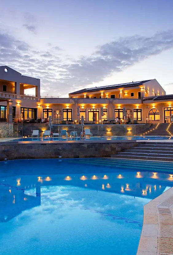 Sivota Diamond Spa Resort Pool Hotel Aften