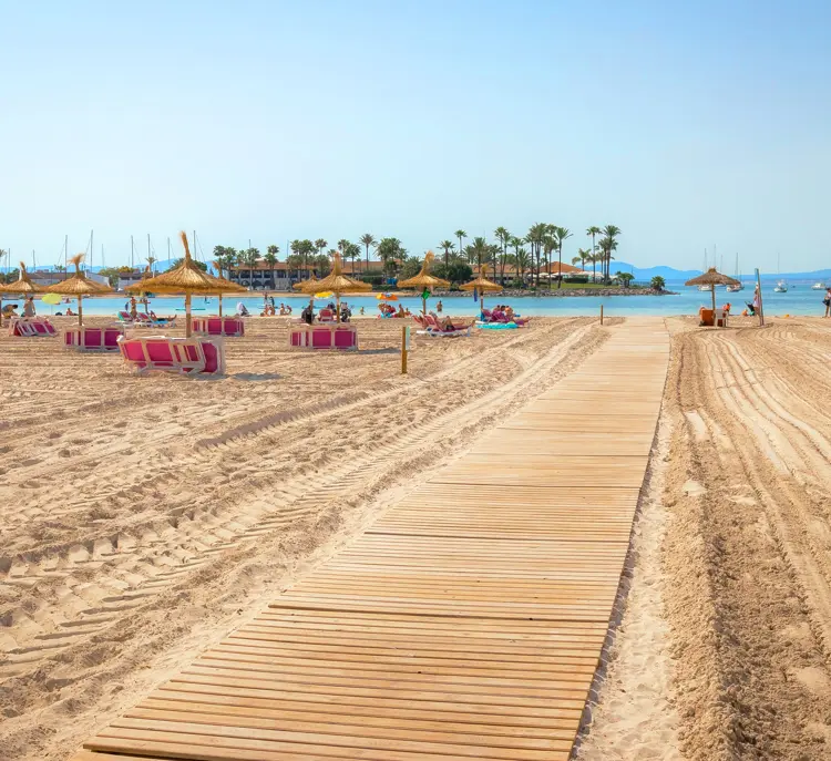Puerto de Alcudias sandstrande