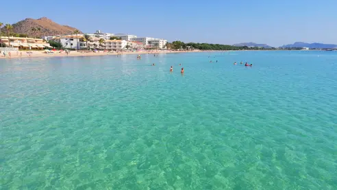 Stranden i Playa de Muro