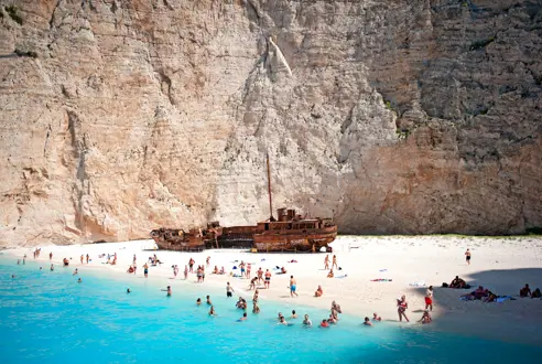 Skibsvrag ved Navagio Beach