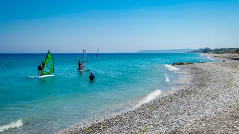 Stranden ved Matoula Beach 