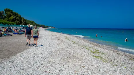 Stranden ved Matoula Beach 