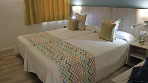 Eksempel på soveværelse i toværelses lejlighed