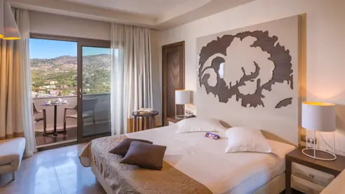 Dobbeltværelse m. delvis havudsigt K4