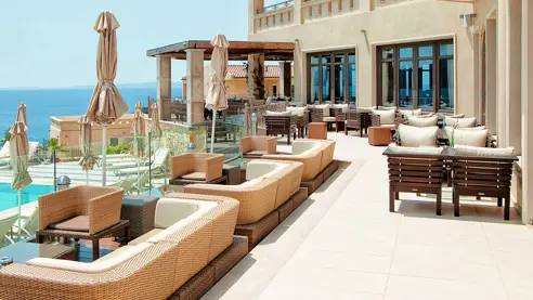 Udendørs loungeområde