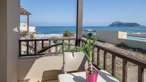 Eksempel på udsigt fra balkon 