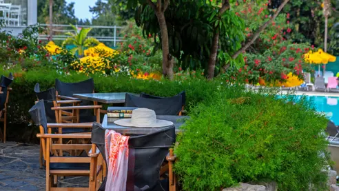 Udendørs spiseområde 