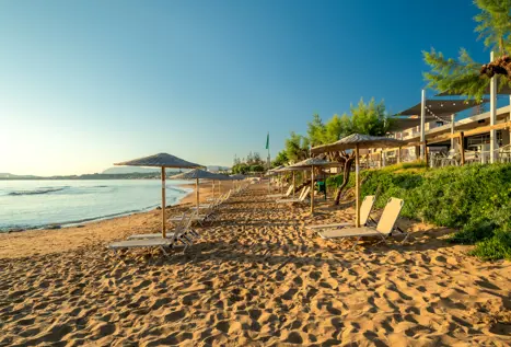 Stranden på Iolida Beach Hotel