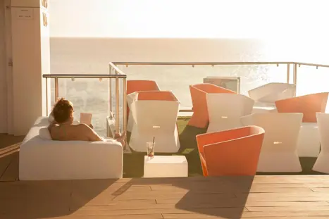 Udendørs lounge område 