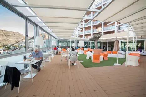 Udendørs spiseområde