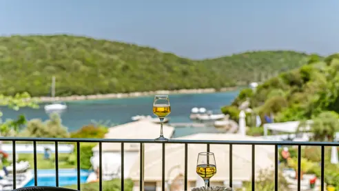 Eksempel på værelse med havudsigt