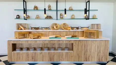 Buffet området 