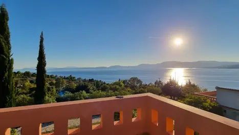 Eksempel på udsigt fra balkon 