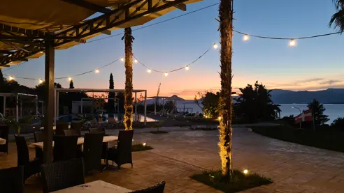 Udigten fra restaurantområdet 