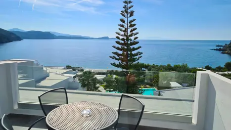 Eksempel på udsigt fra balkon