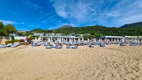 Privat strand 
