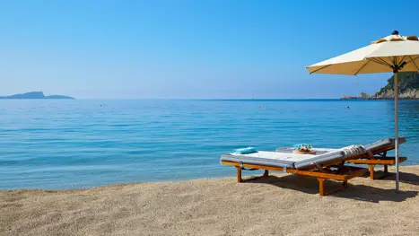 Privat strand 