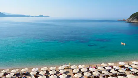 Privat strand 