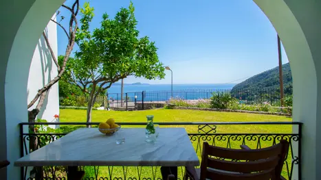 Eksempel på udsigt fra balkon