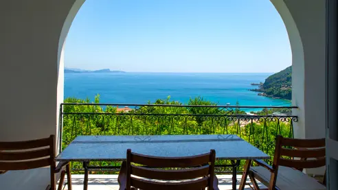 Eksempel udsigt fra balkon 