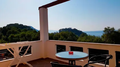 Eksempel på udsigt fra balkon