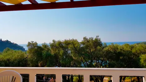 Eksempel på udsigt fra balkon 