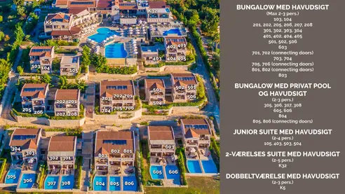 Mulighed for valg af specifikt værelsesnummer