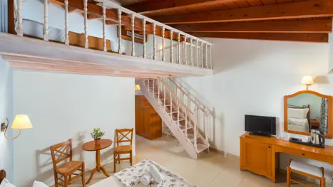 Eksempel på maisonette lejlighed 2 etager