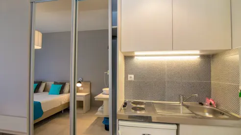 Eksempel på etværelses lejlighed