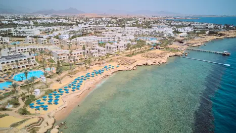 Stranden ved Pickalbatros Royal Grand