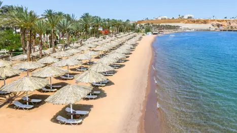 Privat sandstrand