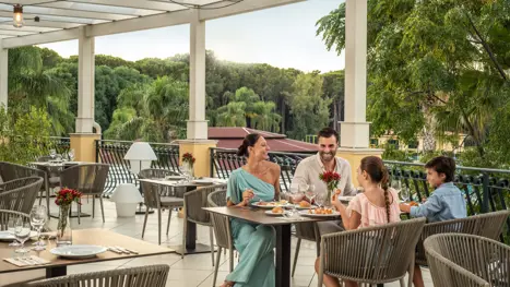 Udendørs spiseområde 