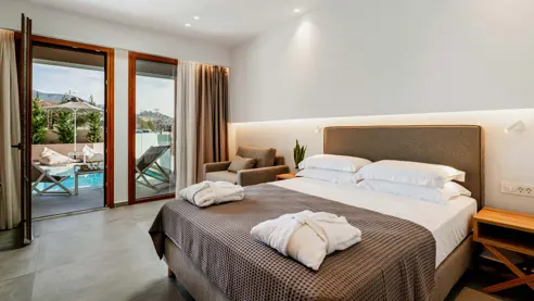 1-vær- lejl. m/swim up pool