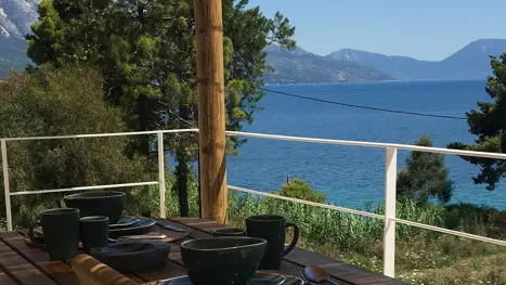 Eksempel på udsigt fra balkon 