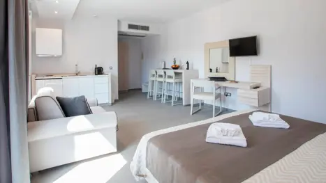 Eksempel på Junior Suite (2 voksne + 1 barn)