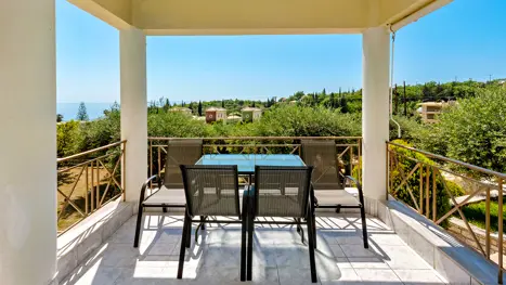 Eksempel på udsigt fra balkon