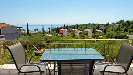 Eksempel på udsigt fra balkon