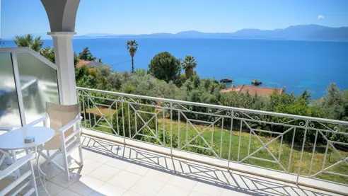 Eksempel på udsigt fra superior dobbeltværelse med havudsigt