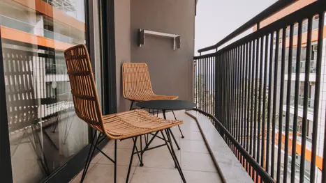 Eksempel på balkon