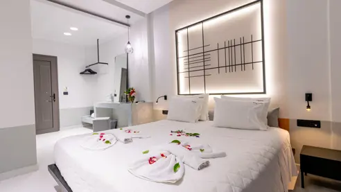 Eksempel på deluxe dobbeltværelse