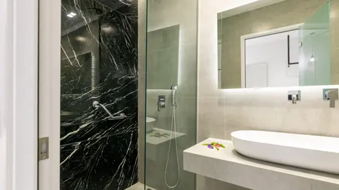 Eksempel på badeværelse