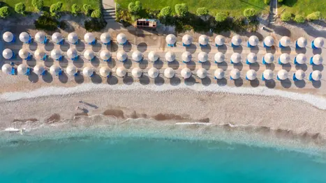Oceanis Hotel strandområde