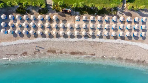 Oceanis Hotel strandområde