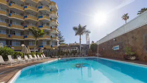 Hyggeligt poolområde