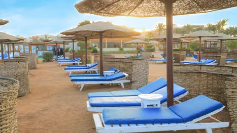Privat sandstrand