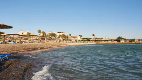 Privat sandstrand