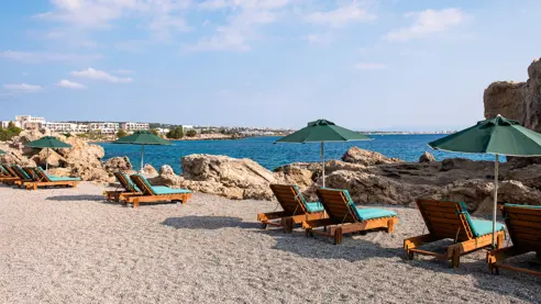 Strandafsnit ved Kresten Royal Euphoria Resort