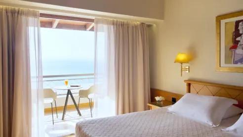 Eksempel på Deluxe dobbeltværelse med havudsigt