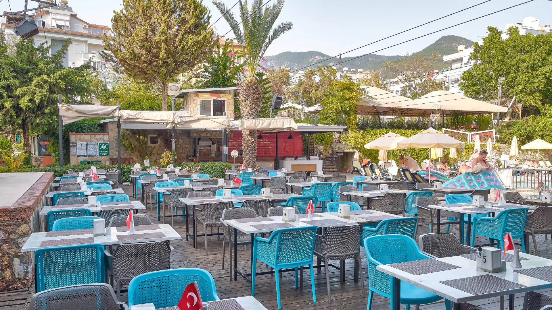Udendørs restaurant
