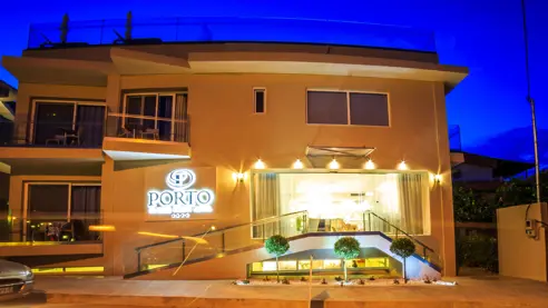 Porto Planos Beach by night